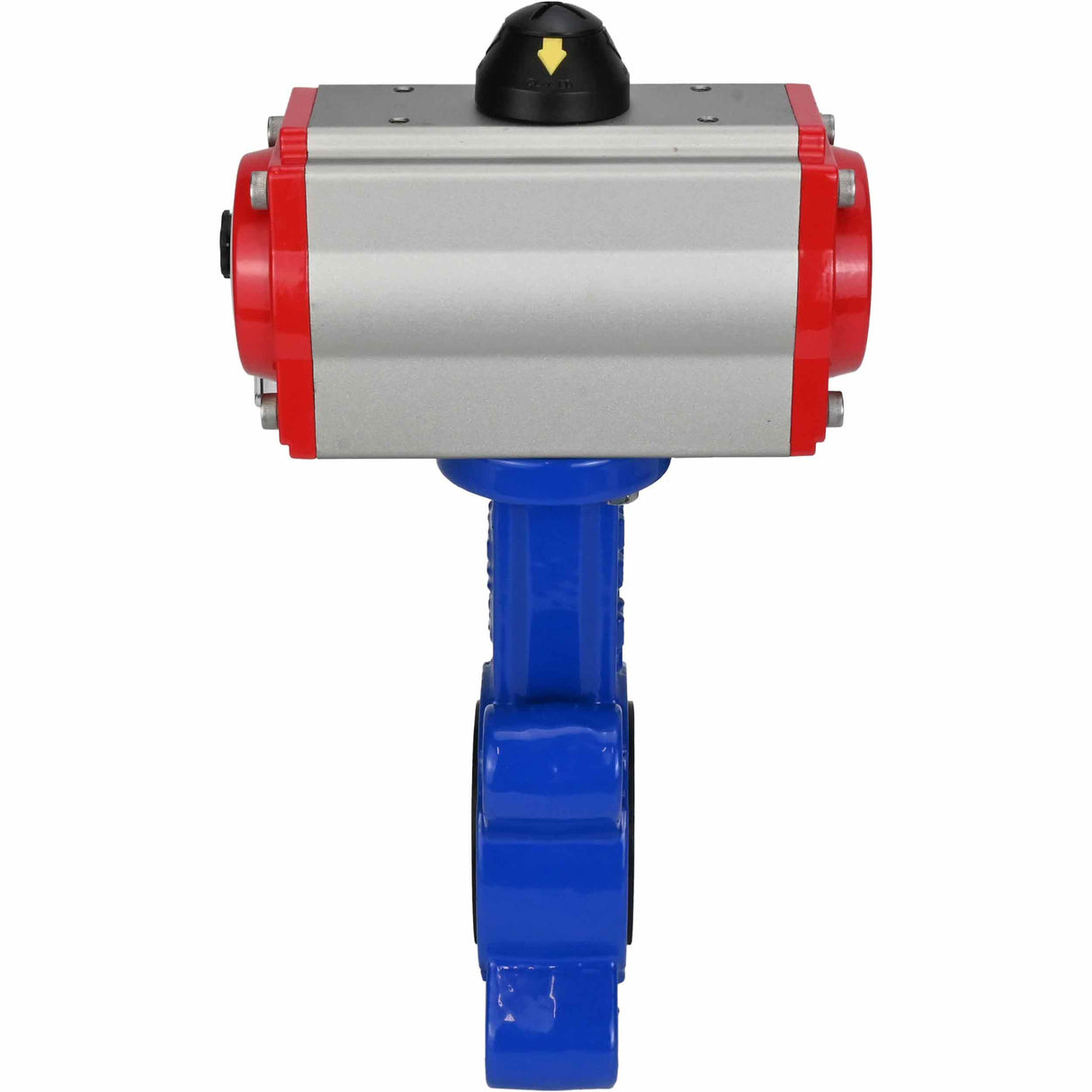 Water Butterfly Valve Elephant WBV1616N-2W-Fb-H, body material - cast iron QT450, disk material - cast iron QT450, seal - NBR, pneumatic actuator PA-SA with return springs, 4M310-08 NAMUR 220V