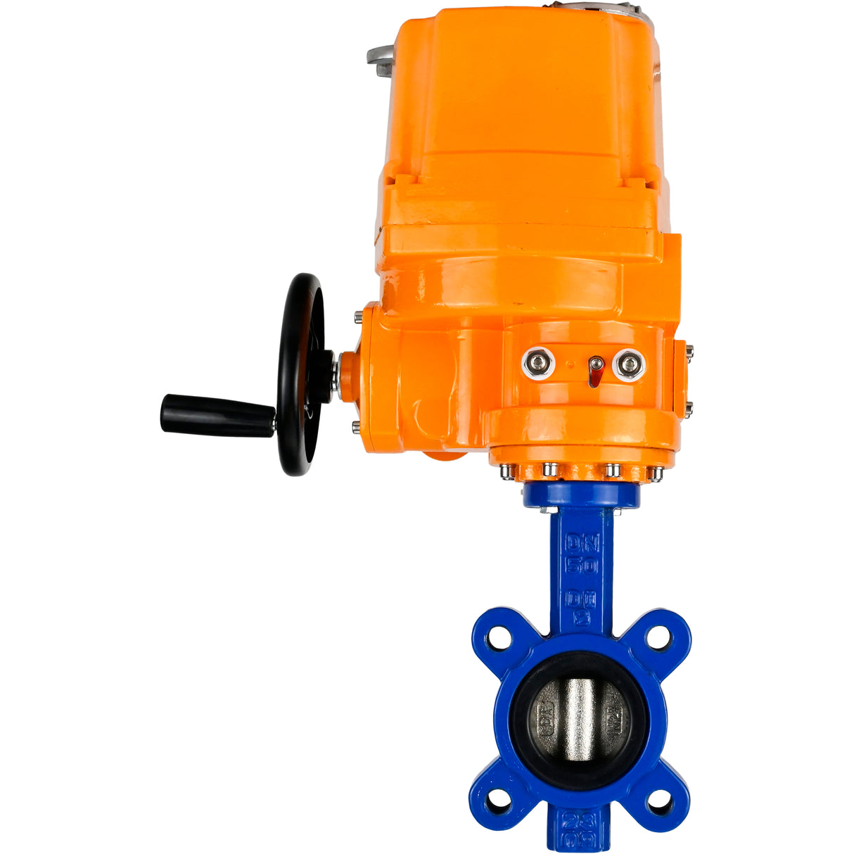 Water Butterfly Valve Elephant WBV1616N-2W-Fb-H, body material - cast iron QT450, disk material - cast iron QT450, seal - NBR, electric actuator QT-EX-EM-O2-24VDC-U1 24V