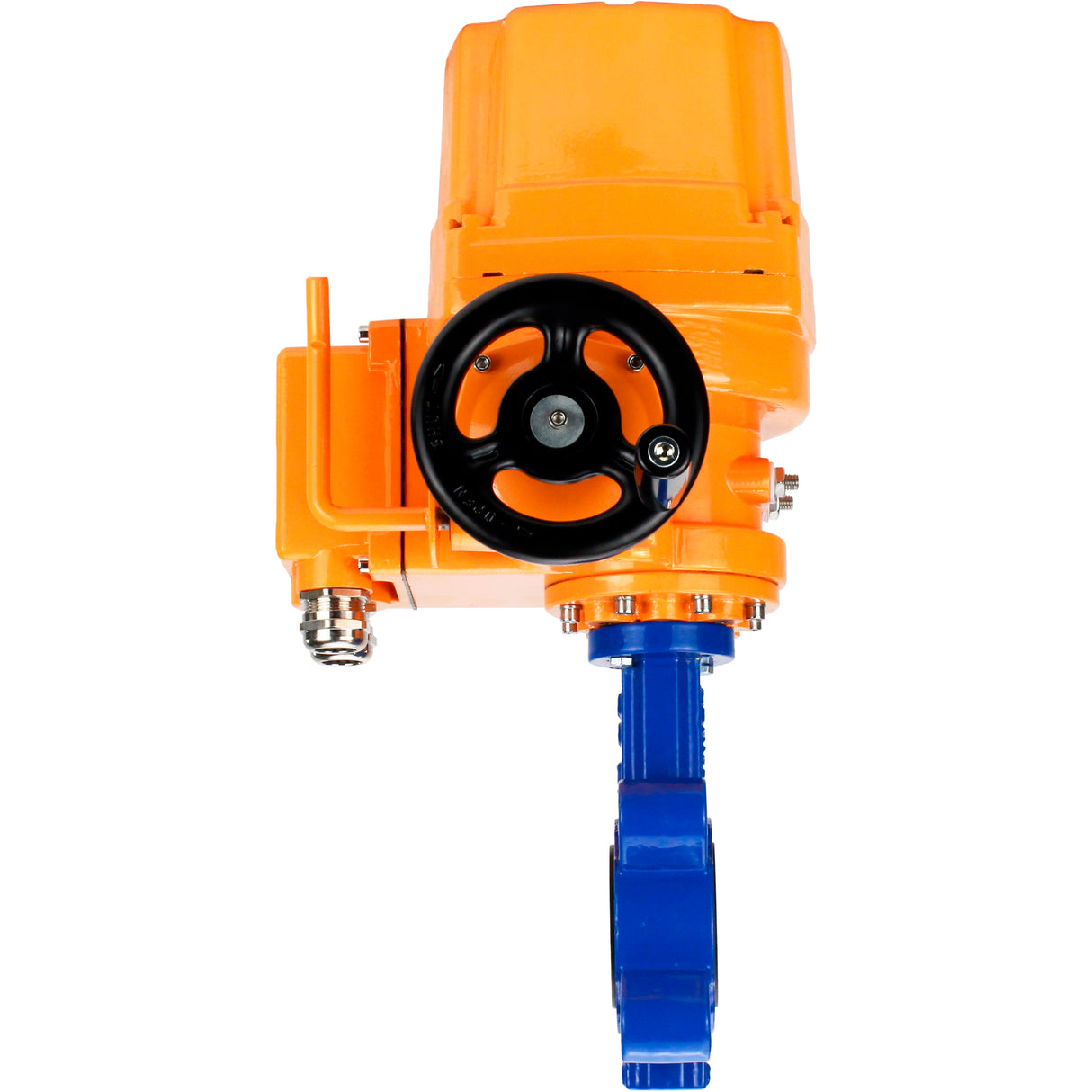 Water Butterfly Valve Elephant WBV1631E-2W-Fb-H, body material - cast iron QT450, disk material - Stainless steel AISI 304, seal - EPDM, electric actuator QT-EX-EM-O2-24VDC-U1 24V