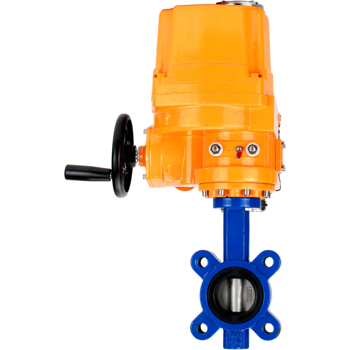 Water Butterfly Valve Elephant WBV1631E-2W-Fb-H, body material - cast iron QT450, disk material - Stainless steel AISI 304, seal - EPDM, electric actuator QT-EX-EM-O2-24VDC-U1 24V