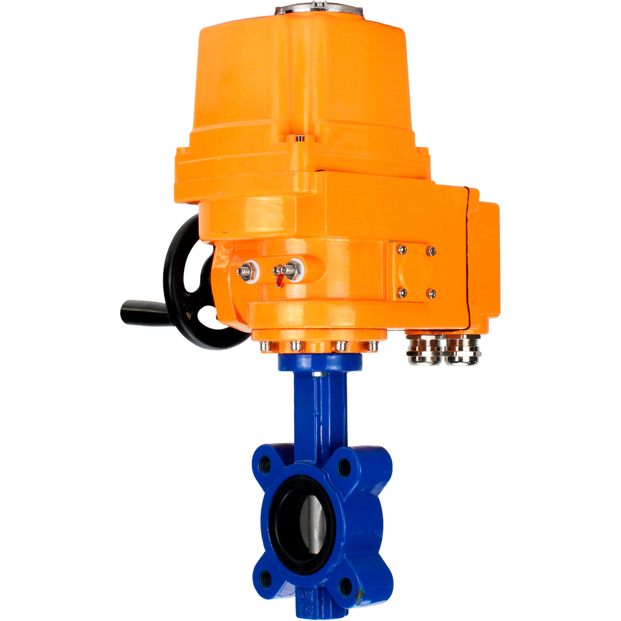 Water Butterfly Valve Elephant WBV1631E-2W-Fb-H, body material - cast iron QT450, disk material - Stainless steel AISI 304, seal - EPDM, electric actuator QT-EX-EM-O2-24VDC-U1 24V