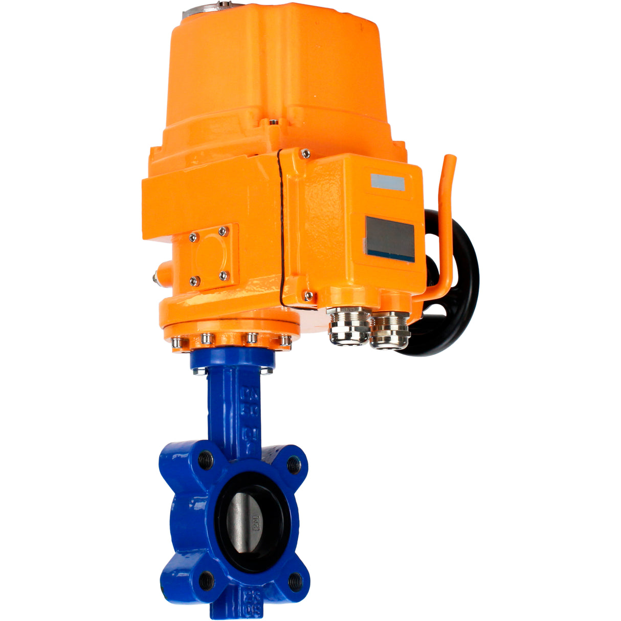 Water Butterfly Valve Elephant WBV1631E-2W-Fb-H, body material - cast iron QT450, disk material - Stainless steel AISI 304, seal - EPDM, electric actuator QT-EX-EM-O2-24VDC-U1 24V