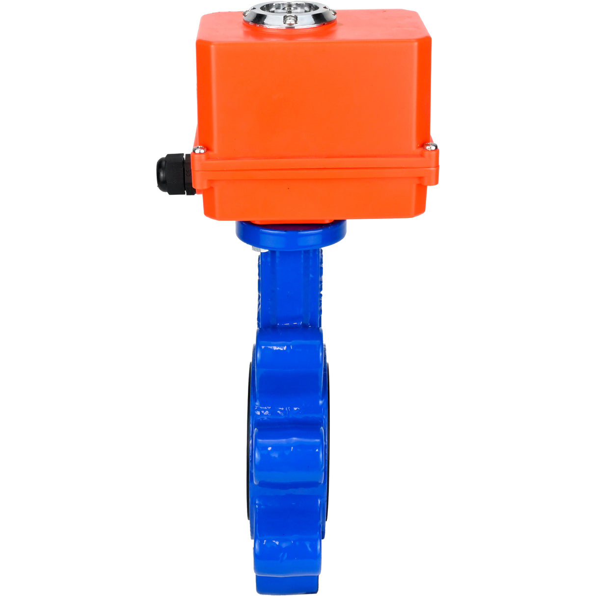 Water Butterfly Valve Elephant WBV1631E-2W-Fb-H, body material - cast iron QT450, disk material - Stainless steel AISI 304, seal - EPDM, electric actuator QT-N-EM-O1-220VAC-U1 MINI 220V