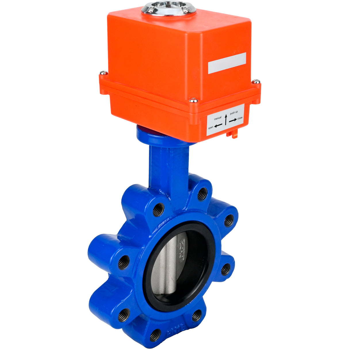 Water Butterfly Valve Elephant WBV1631E-2W-Fb-H, body material - cast iron QT450, disk material - Stainless steel AISI 304, seal - EPDM, electric actuator QT-N-EM-O1-220VAC-U1 MINI 220V
