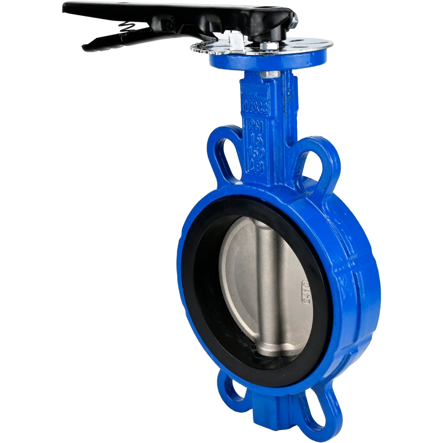 Water Butterfly Valve Elephant WBV1632E-2W-Fb, body material - cast iron QT450, disk material - stainless steel AISI 316, seal - EPDM, handle