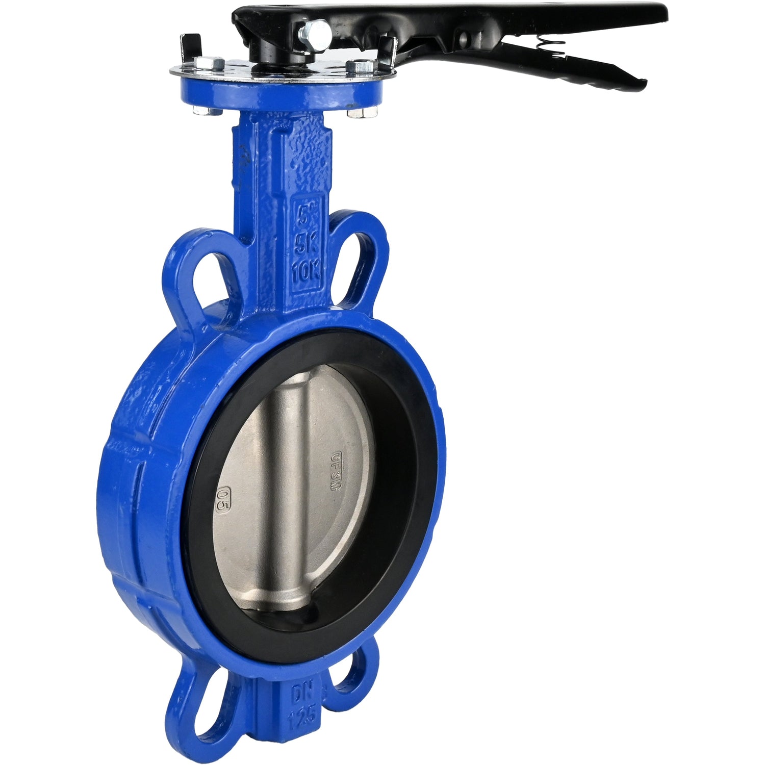 Water Butterfly Valve Elephant WBV1632E-2W-Fb, body material - cast iron QT450, disk material - stainless steel AISI 316, seal - EPDM, handle