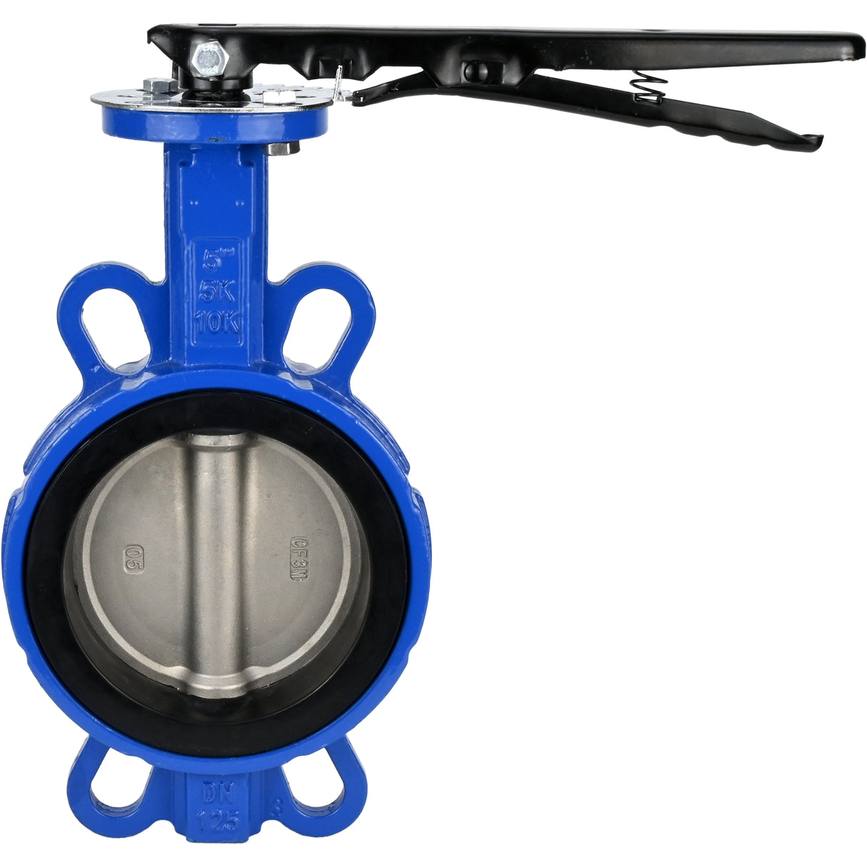 Water Butterfly Valve Elephant WBV1632E-2W-Fb, body material - cast iron QT450, disk material - stainless steel AISI 316, seal - EPDM, handle