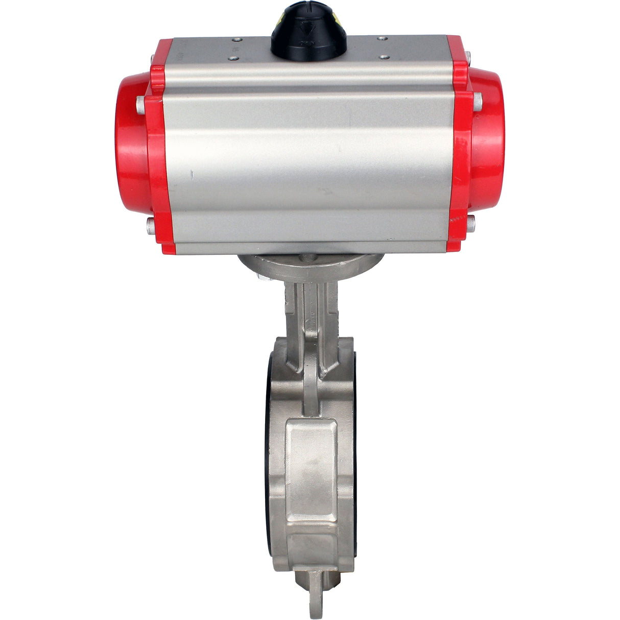 Water Butterfly Valve Elephant WBV3131V-2W-Fb-H, body material - Stainless steel AISI 304, disk material - Stainless steel AISI 304, seal - Viton, pneumatic actuator PA-DA double action, 4M310-08 NAMUR 24V