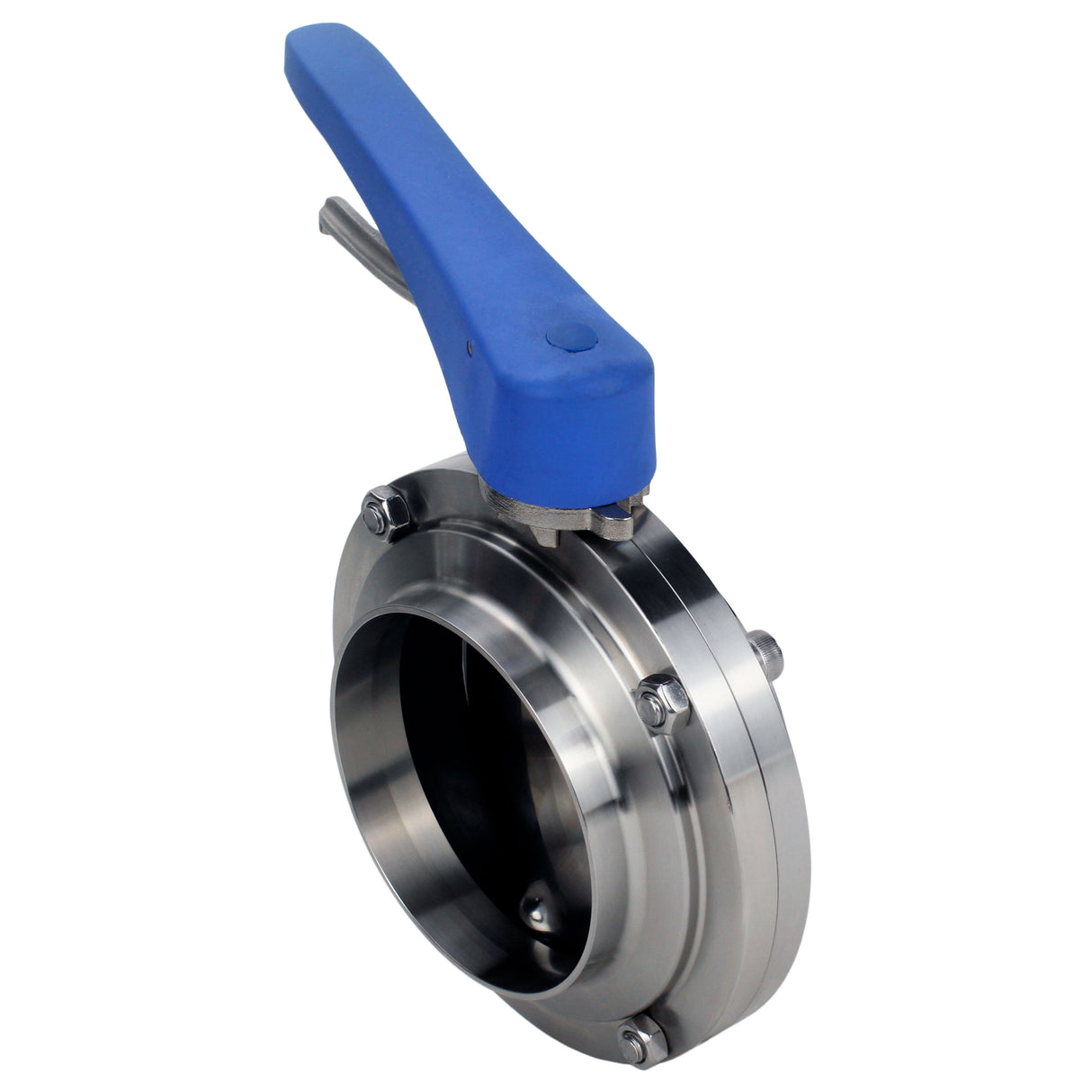 Water Butterfly Valve Elephant WBV3131E-2W-W-H, body material - Stainless steel AISI 304, disk material - Stainless steel AISI 304, seal - EPDM, welded, with handle