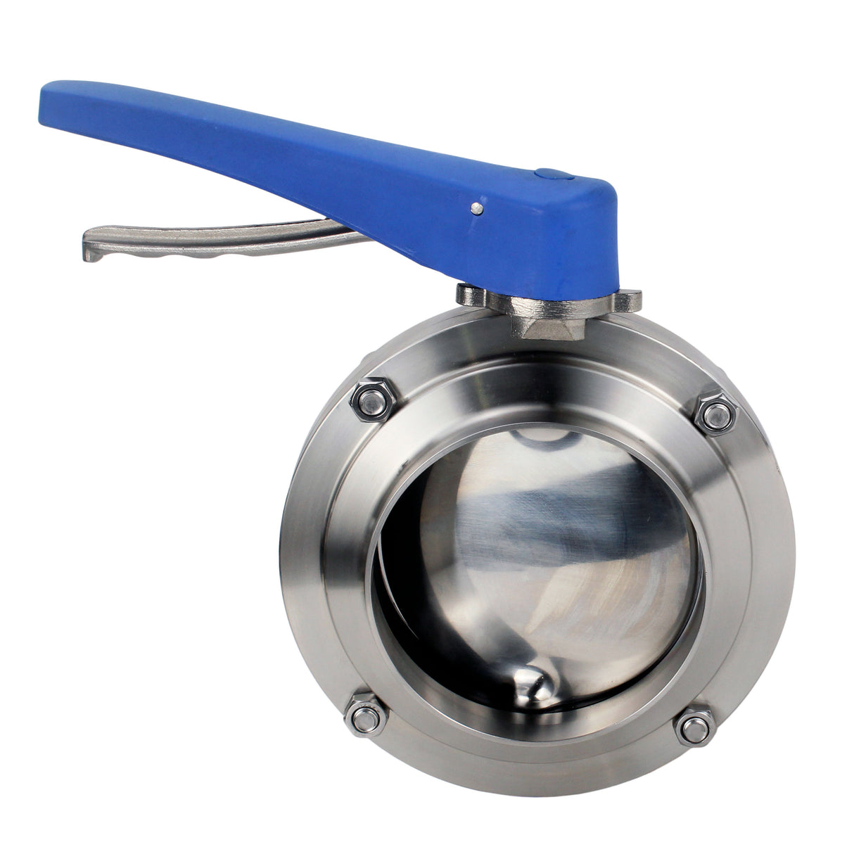 Water Butterfly Valve Elephant WBV3131E-2W-W-H, body material - Stainless steel AISI 304, disk material - Stainless steel AISI 304, seal - EPDM, welded, with handle