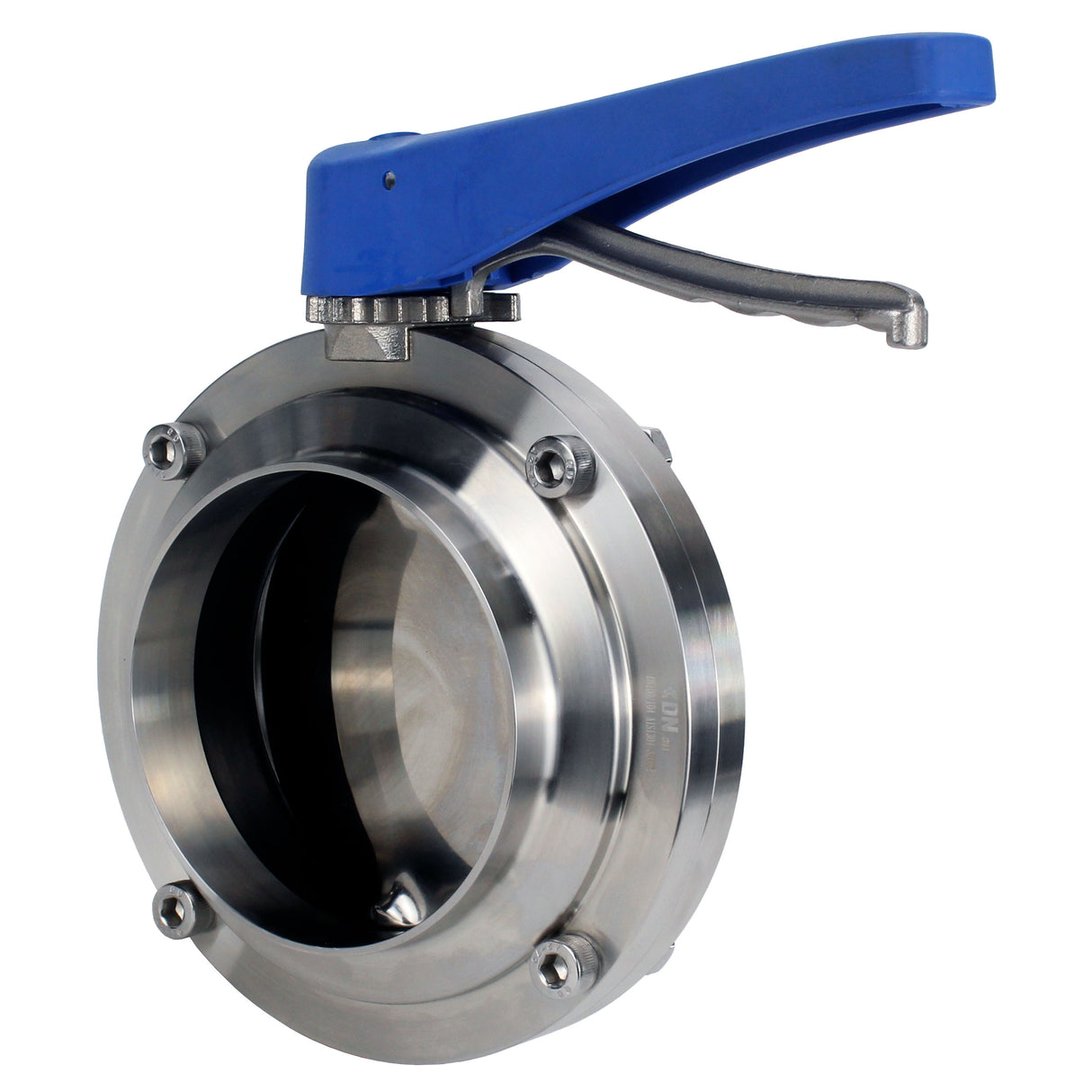 Water Butterfly Valve Elephant WBV3131E-2W-W-H, body material - Stainless steel AISI 304, disk material - Stainless steel AISI 304, seal - EPDM, welded, with handle