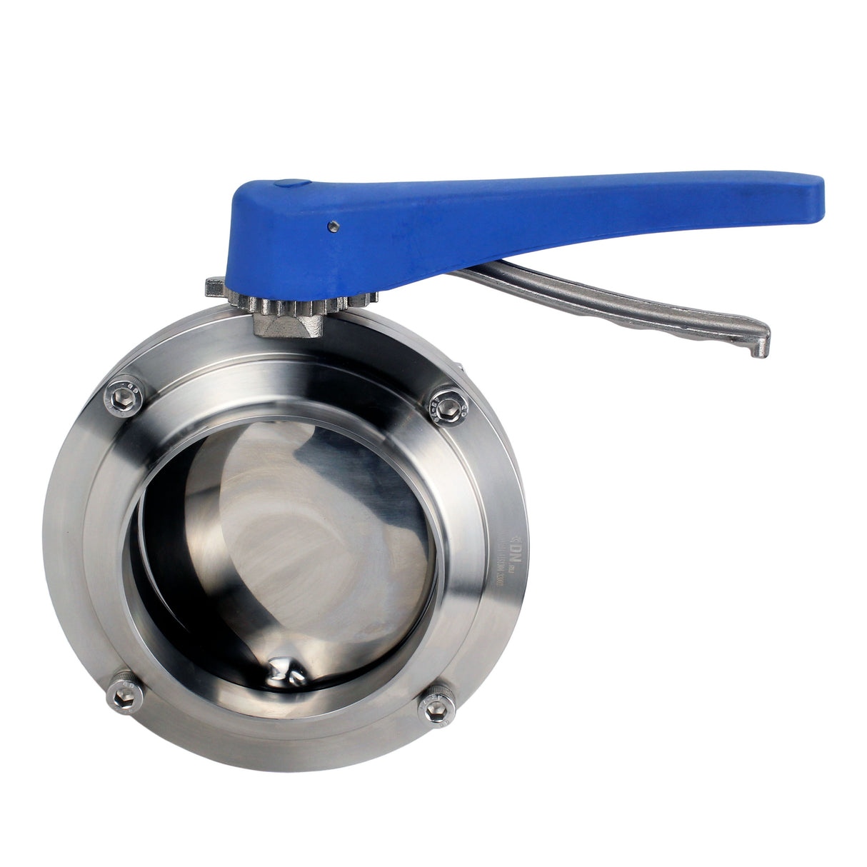 Water Butterfly Valve Elephant WBV3131E-2W-W-H, body material - Stainless steel AISI 304, disk material - Stainless steel AISI 304, seal - EPDM, welded, with handle