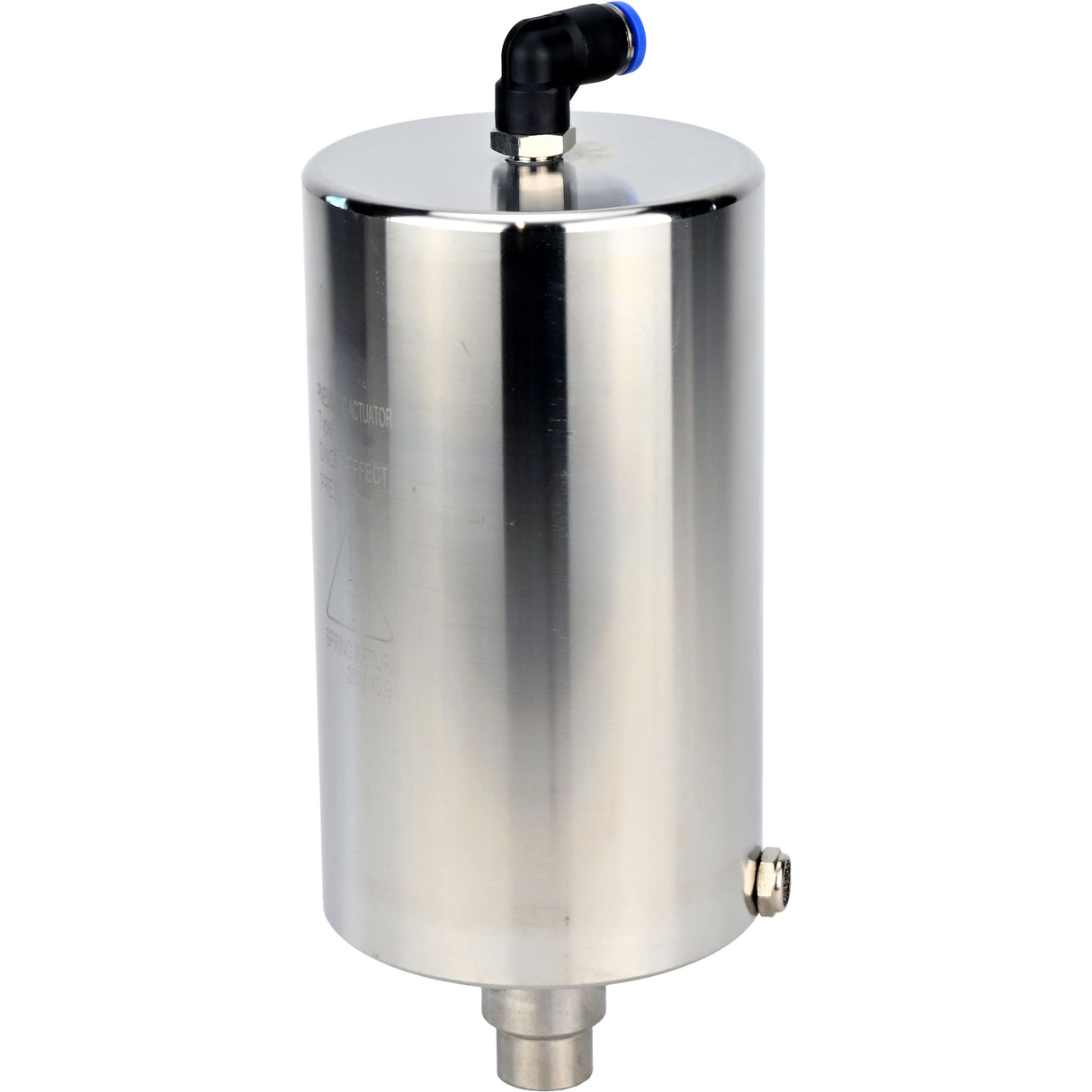 Pneumatic actuators with return springs Elephant PA-SA-85 for food gates WBV3131E-2W-W/T/C, diameter - 85mm, pressure - 4-7bar, body - stainless steel 304