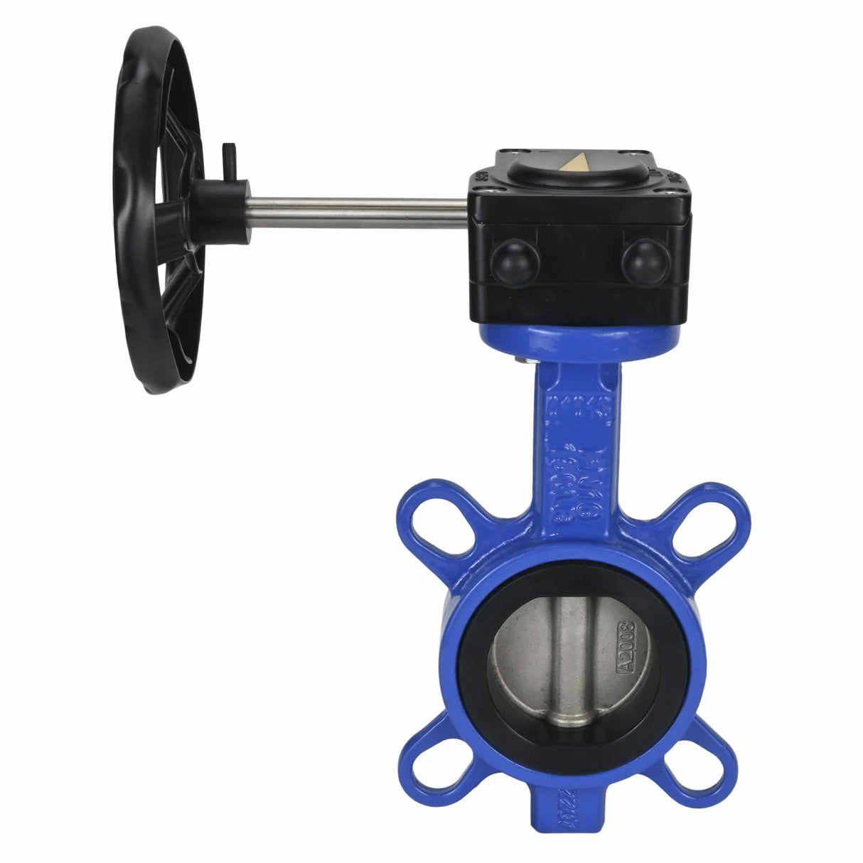 Water Butterfly Valve Elephant WCB-316L-EPDM body material - Carbon steel WCB, disk material - Stainless steel AISI 316L, seal - EPDM with gear Elephant HAM