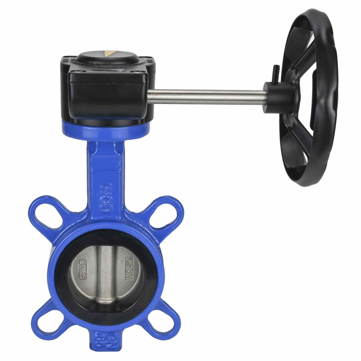 Water Butterfly Valve Elephant WCB-316L-EPDM body material - Carbon steel WCB, disk material - Stainless steel AISI 316L, seal - EPDM with gear Elephant HAM