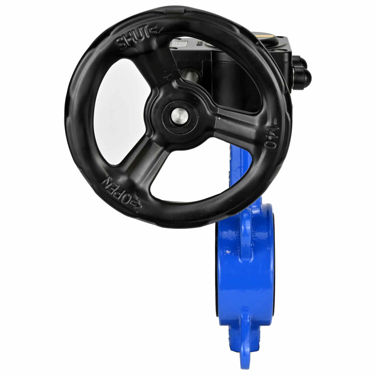 Water Butterfly Valve Elephant WCB-316L-EPDM body material - Carbon steel WCB, disk material - Stainless steel AISI 316L, seal - EPDM with gear Elephant HAM