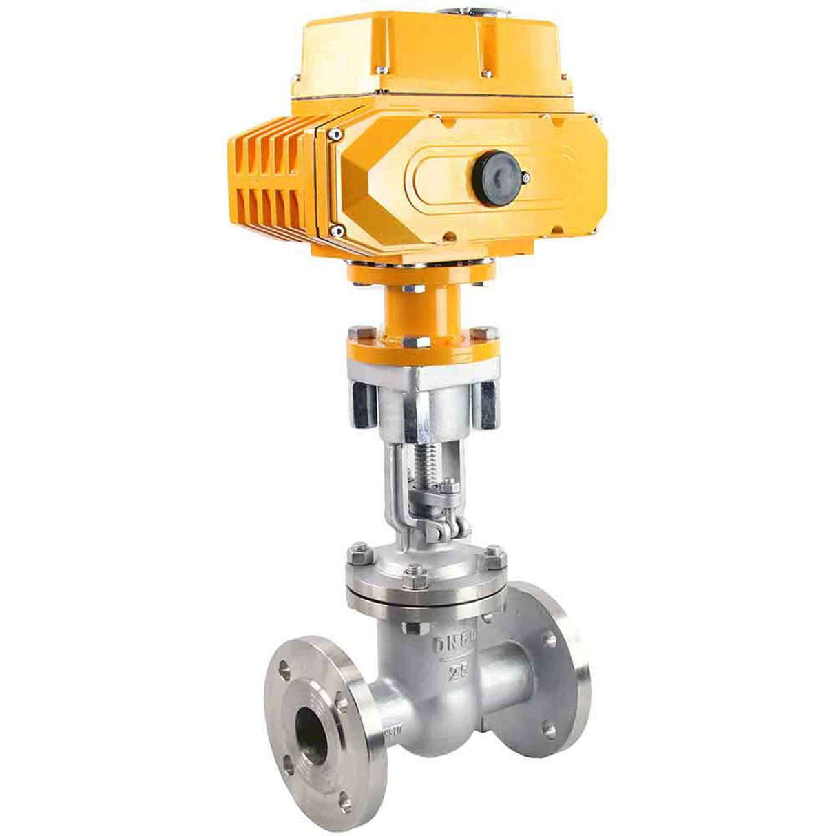 Wedge gate valve Elephant 30ss941ss 25 bar flange connection, body material – stainless steel 12KH18N9TL, seal material – metal/metal, electric actuator Elephant MT-110/220, 110/220V