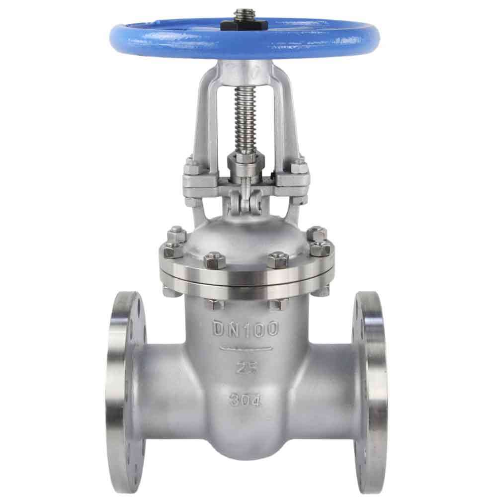 Wedge gate valve Elephant, body material - stainless steel AISI CF8, wedge material - stainless steel AISI CF8, seal - stainless steel AISI 304, handwheel operated