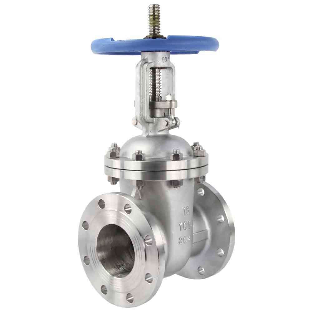 Wedge gate valve Elephant GVWR3131M-2W-F-S, body material - stainless steel AISI CF8, wedge material - stainless steel AISI 304, seal - stainless steel AISI 304, handwheel operated