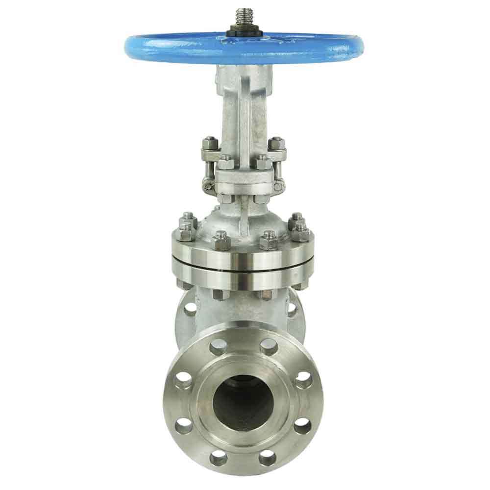 Wedge gate valve Elephant, body material - stainless steel AISI 304, wedge material - stainless steel AISI CF8, seal - stainless steel AISI 304, handwheel operated