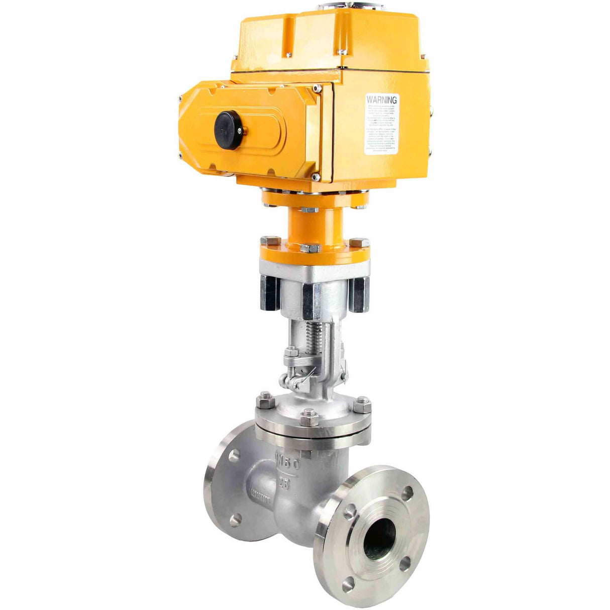 Wedge gate valve Elephant 30ss941ss 25 bar flange connection, body material – stainless steel 12KH18N9TL, seal material – metal/metal, electric actuator Elephant MT-110/220, 110/220V
