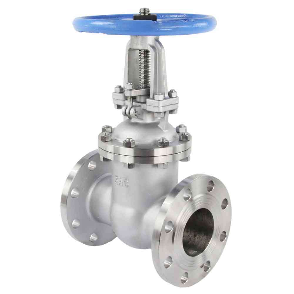 Wedge gate valve Elephant, body material - stainless steel AISI CF8, wedge material - stainless steel AISI CF8, seal - stainless steel AISI 304, handwheel operated