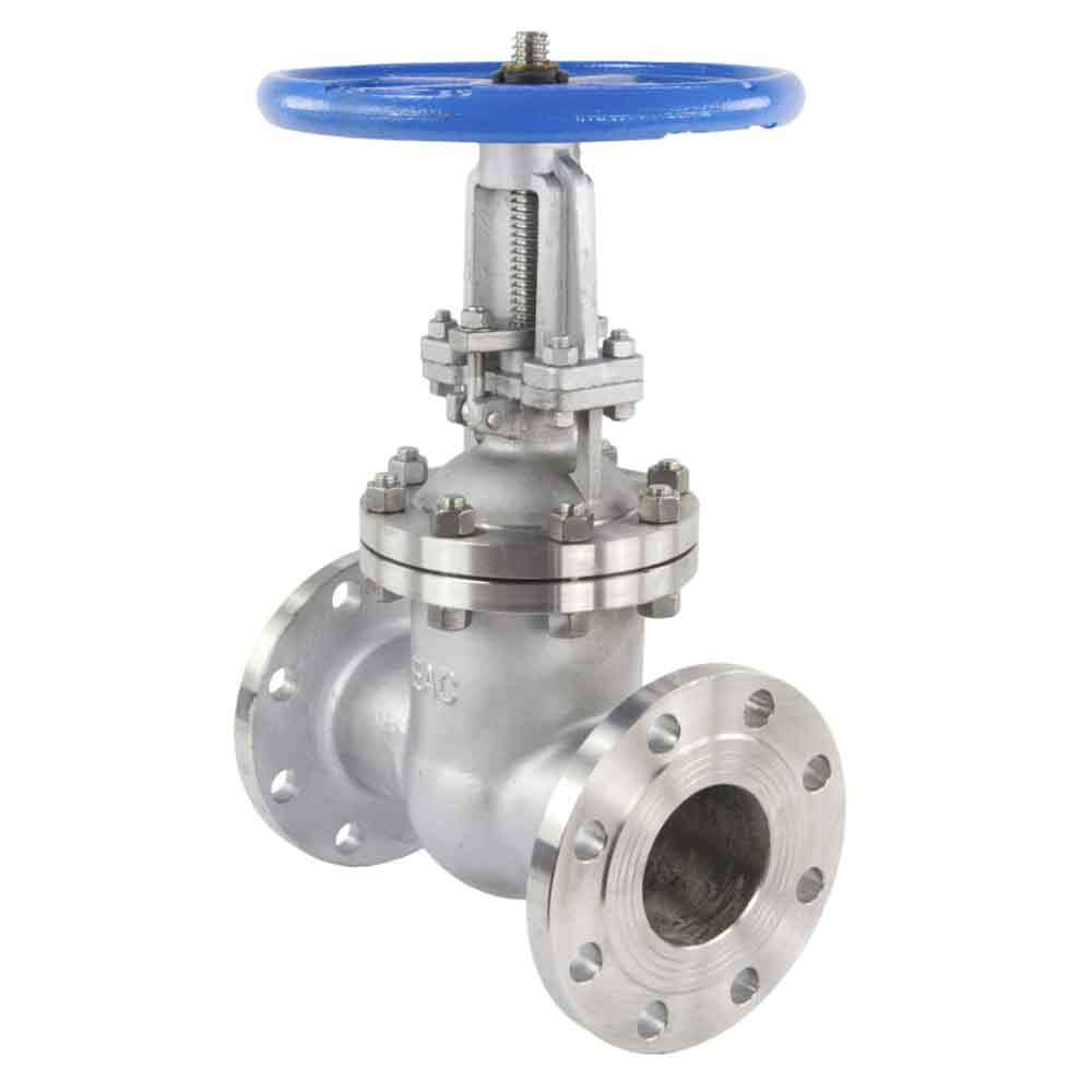 Wedge gate valve Elephant, body material - stainless steel AISI CF8, wedge material - stainless steel AISI CF8, seal - stainless steel AISI 304, handwheel operated