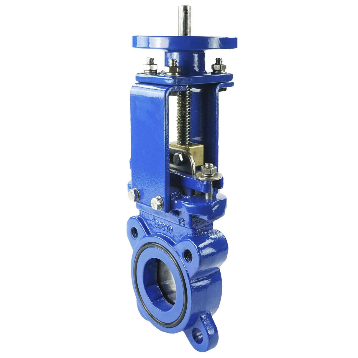 Knife gate valve Elephant GVKN1331N-2W-Fb-ISO, body material - cast iron GGG40, knife material - stainless steel AISI 304, seal - NBR, stem only