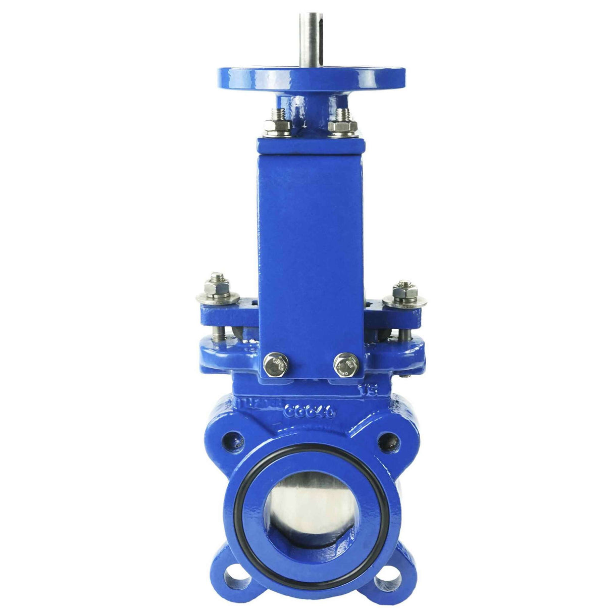 Knife gate valve Elephant GVKN1331N-2W-Fb-ISO, body material - cast iron GGG40, knife material - stainless steel AISI 304, seal - NBR, stem only