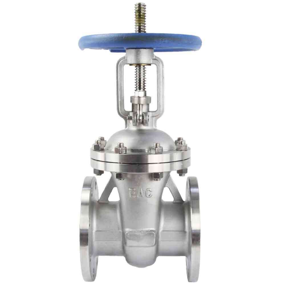 Wedge gate valve Elephant GVWR3131M-2W-F-S, body material - stainless steel AISI CF8, wedge material - stainless steel AISI 304, seal - stainless steel AISI 304, handwheel operated