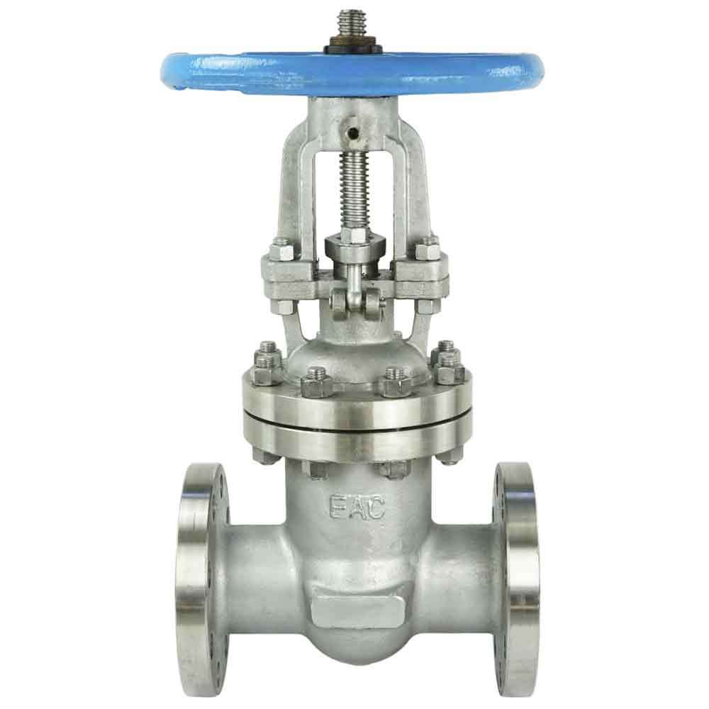 Wedge gate valve Elephant, body material - stainless steel AISI 304, wedge material - stainless steel AISI CF8, seal - stainless steel AISI 304, handwheel operated
