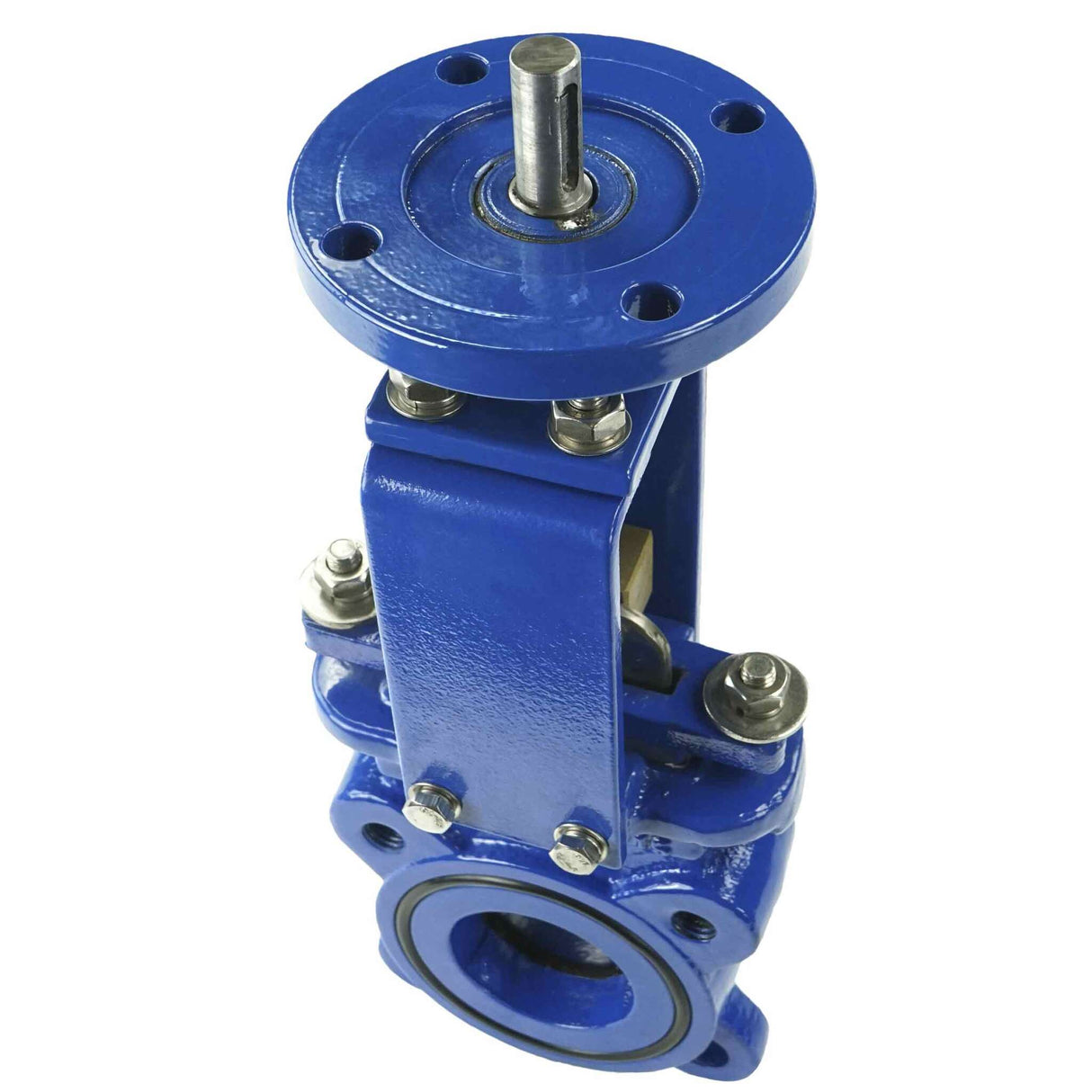 Knife gate valve Elephant GVKN1331N-2W-Fb-ISO, body material - cast iron GGG40, knife material - stainless steel AISI 304, seal - NBR, stem only