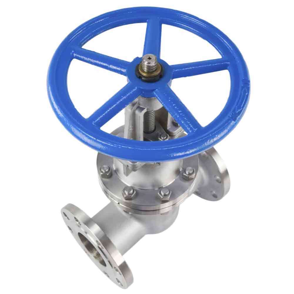 Wedge gate valve Elephant, body material - stainless steel AISI CF8, wedge material - stainless steel AISI CF8, seal - stainless steel AISI 304, handwheel operated