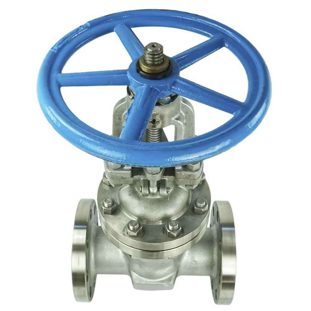 Wedge gate valve Elephant, body material - stainless steel AISI 304, wedge material - stainless steel AISI CF8, seal - stainless steel AISI 304, handwheel operated