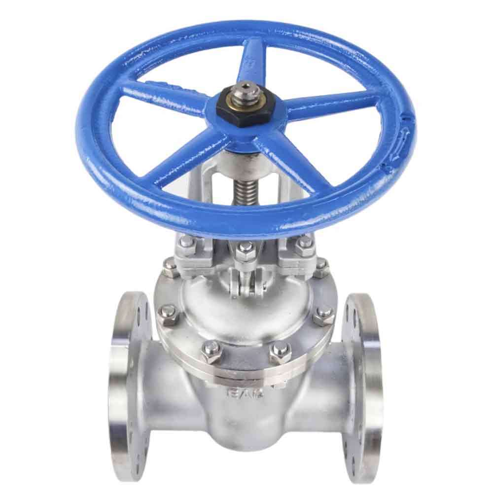 Wedge gate valve Elephant, body material - stainless steel AISI CF8, wedge material - stainless steel AISI CF8, seal - stainless steel AISI 304, handwheel operated