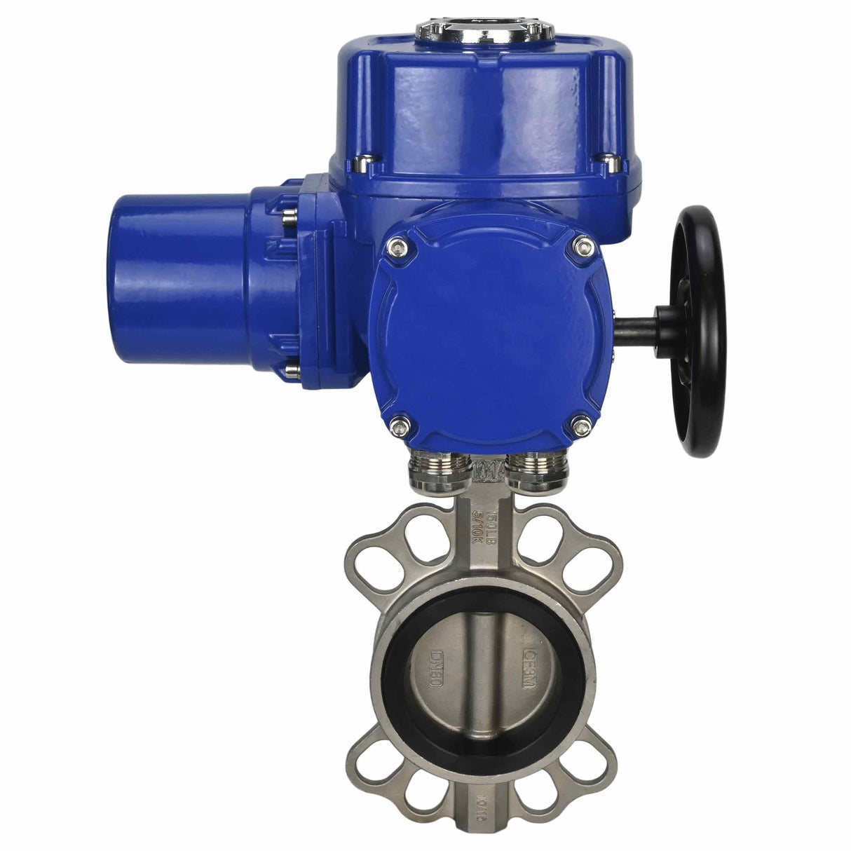 Water Butterfly Valve Elephant 316l-316l-epdm-elephant-qt-w-m-380v, body material - stainless steel AISI 316L, disk material - stainless steel AISI 316L, seal - EPDM, electric actuator operated