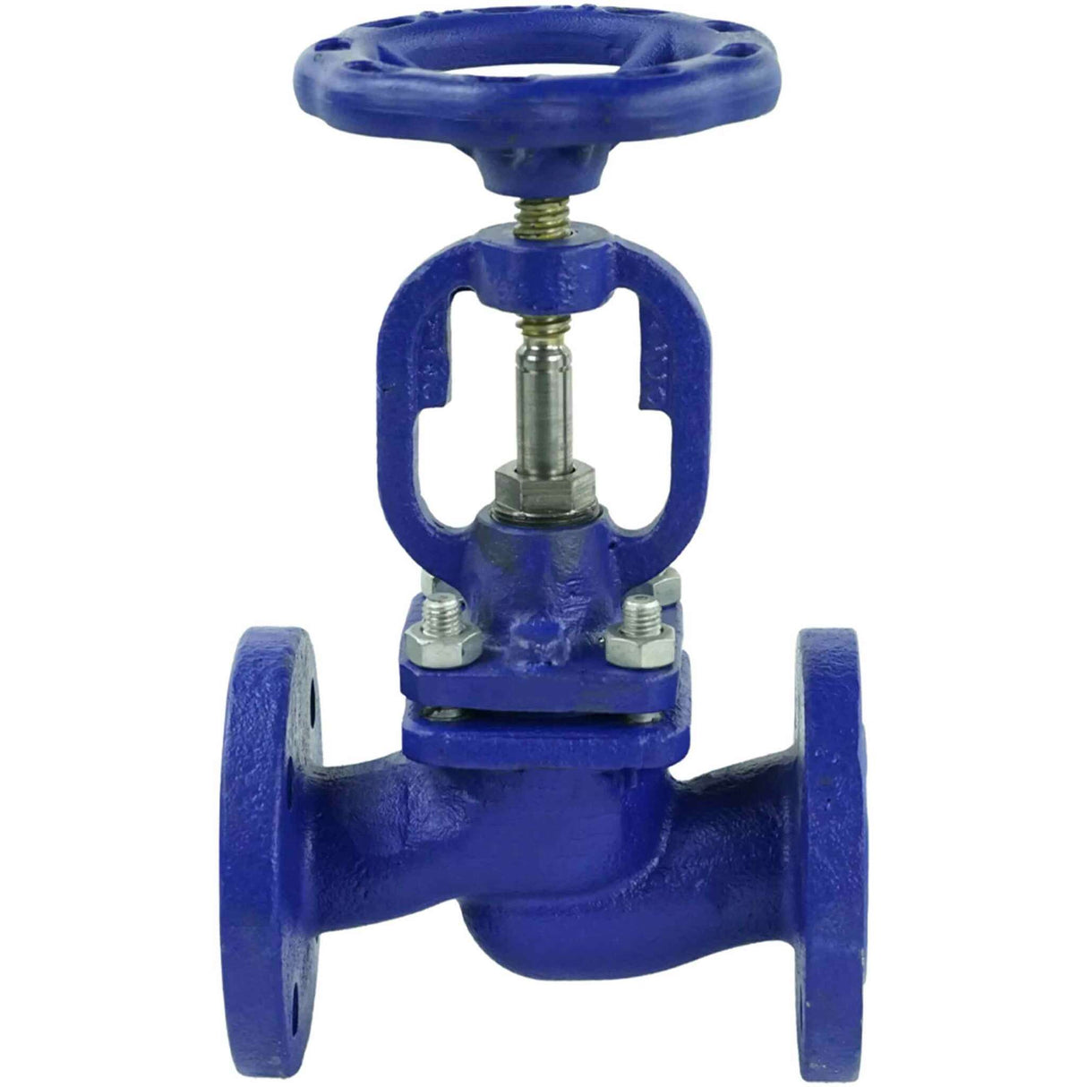 Pressure sealed stop valve Elephant VS2130M-F-S 40 bar, flanged, body material - steel GS-C25, seal - PTFE, steering wheel