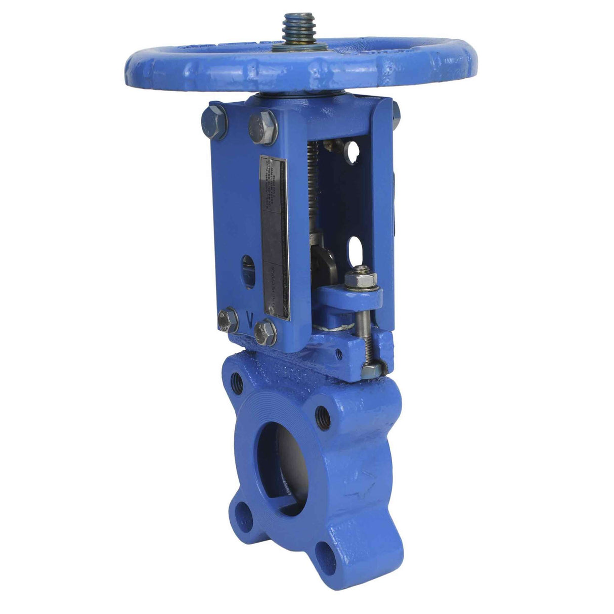Knife Gate Valve Elephant GVK1331E-2W-Fb-SN 16 bar, wafer type, body material - cast iron GGG-40, handwheel operated