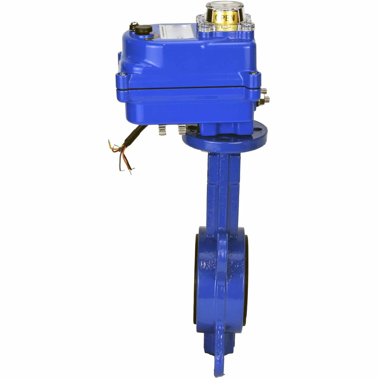 Water Butterfly Valve Elephant ggg50-316l-epdm-elephant-12, body material - cast iron GGG50, disk material - stainless steel AISI 316L, seal - EPDM, electric actuator operated