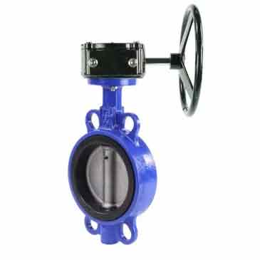 Water Butterfly Valve Elephant WCB-316L-VITON body material - Carbon steel WCB, disk material - Stainless steel AISI 316L, seal - Viton with gear Elephant HAM