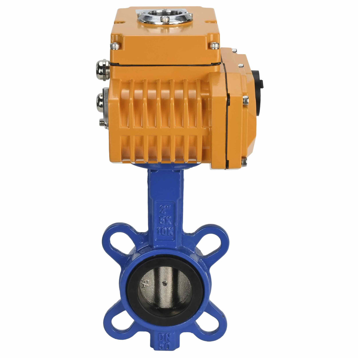Water Butterfly Valve Elephant WBV1432N-2W-Fb-H body material - Cast iron GGG50, disk material - Stainless steel 316L, seal - NBR with electric actuator Elephant 380V