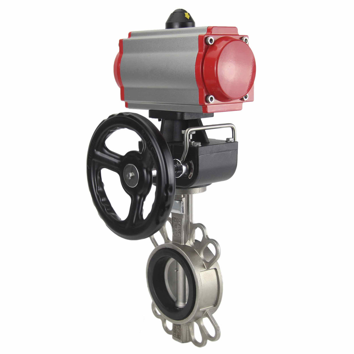 Water Butterfly Valve Elephant 316l-viton-da-4m310-110/220v-hdm, body material - stainless steel AISI 316L, disk material - stainless steel AISI 316L, seal - VITON, pneumatic actuator operated