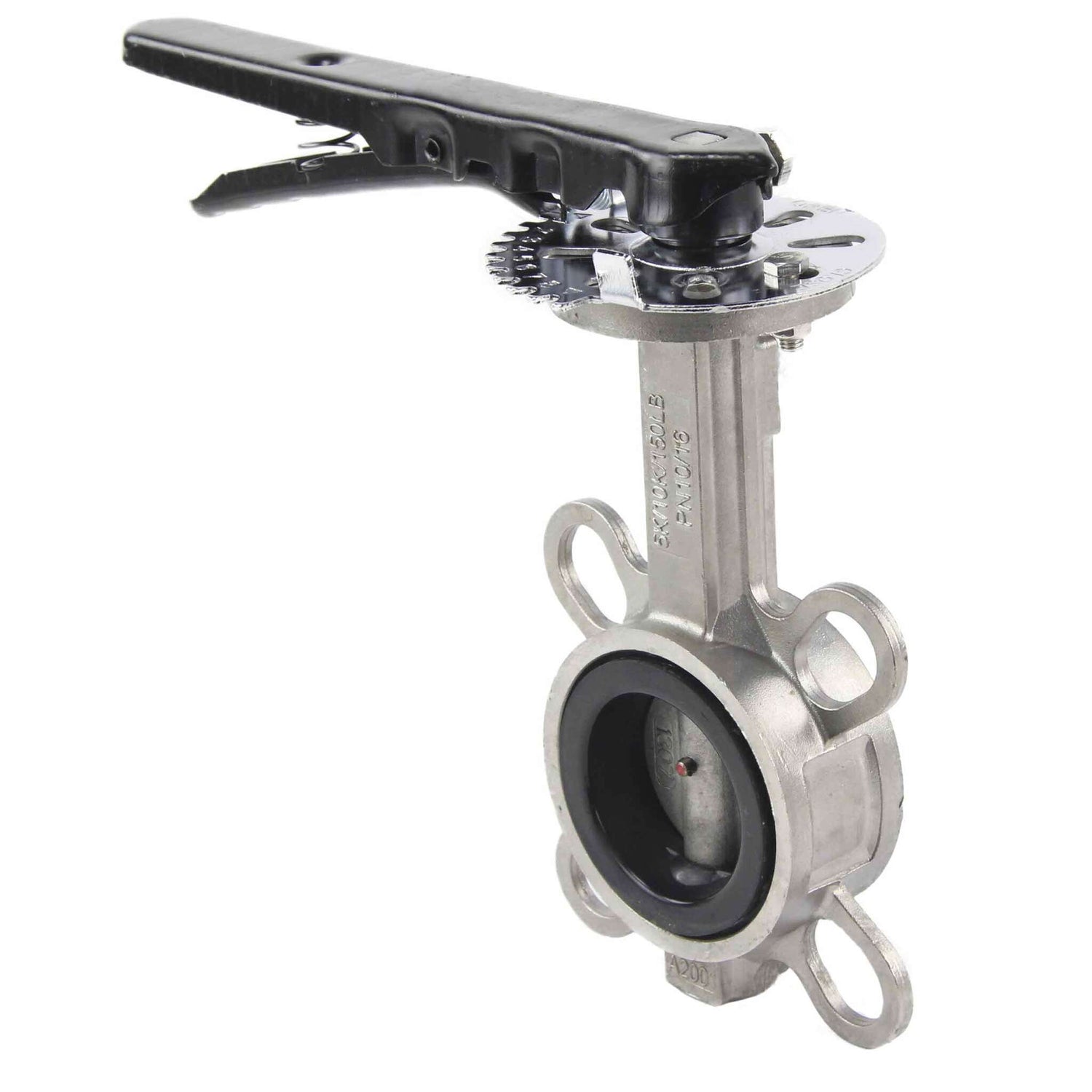 Water Butterfly Valve Elephant WBV3232E-2W-Fb-H PN16, body and disk material - stainless steel 316L, seal - EPDM, handwheel operated