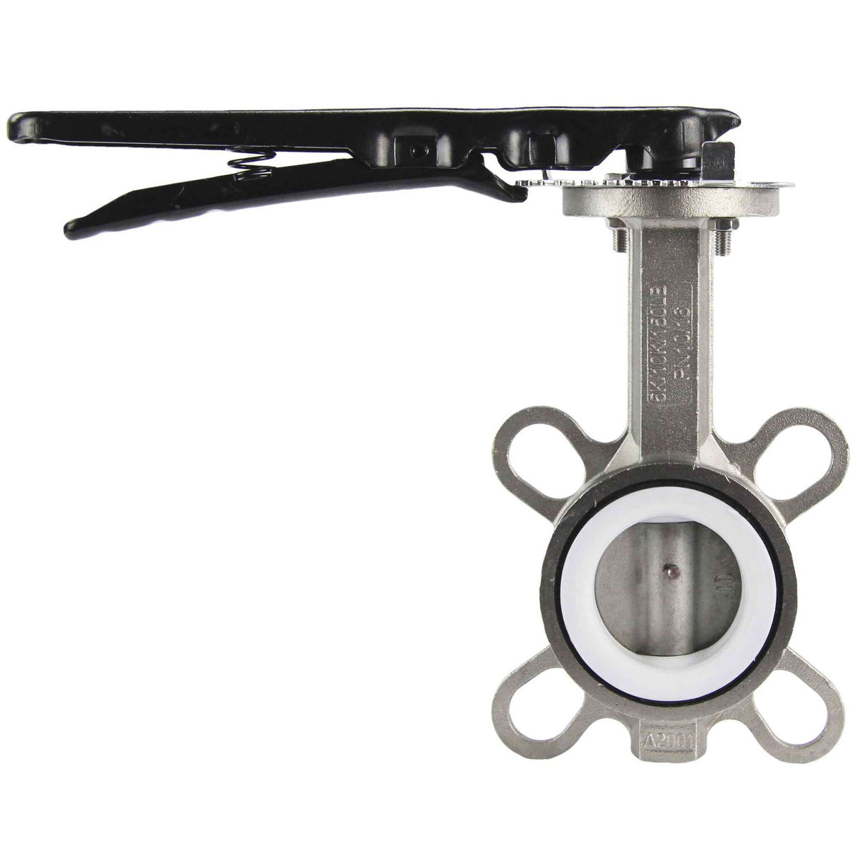 Water Butterfly Valve Elephant WBV3232P-2W-Fb-H PN16, body and disk material - stainless steel 316L, seal - PTFE, handwheel operated