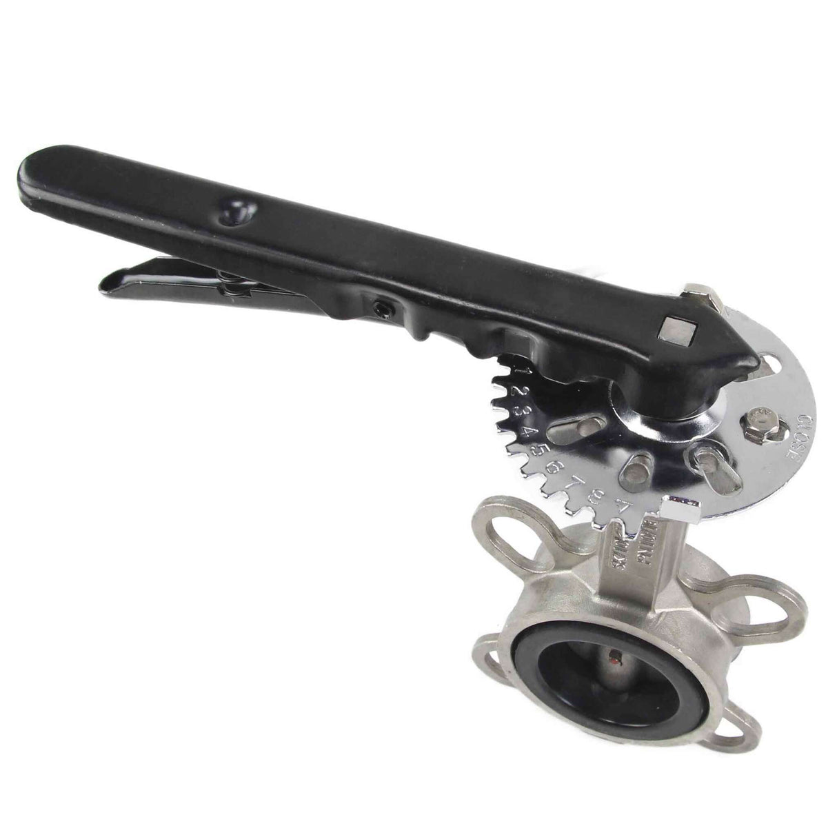 Water Butterfly Valve Elephant WBV3232E-2W-Fb-H PN16, body and disk material - stainless steel 316L, seal - EPDM, handwheel operated