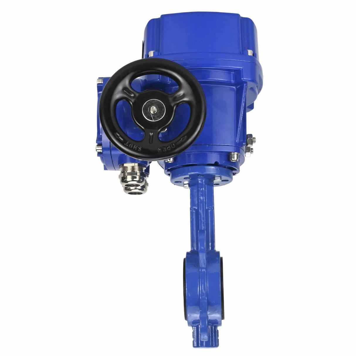 Water Butterfly Valve Elephant WBV1332N-2W-Fb-H body material - Cast iron GGG50, disk material - Stainless steel 316L, seal - NBR with 1/4-turn electric actuator Elephant QT-W (M) EX 220V