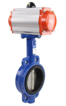 Water Butterfly Valve Elephant g50-g40-epdm-elephant-sa, body material - cast iron GGG50, disk material - cast iron GGG40, seal - EPDM, pneumatic actuator operated