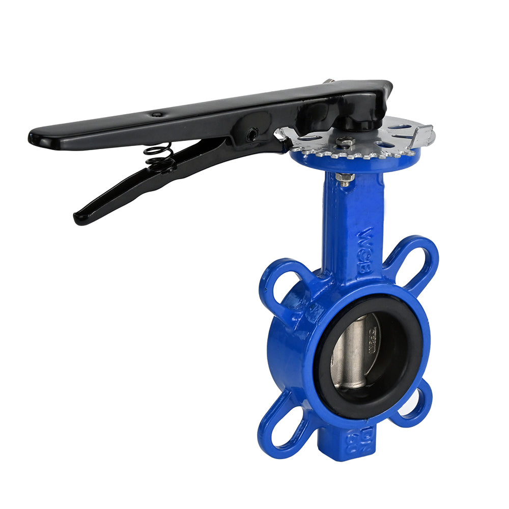 Water Butterfly Valve Elephant WBV3432V-2W-Fb-H PN16, body material - carbon steel WCB, disk material - stainless steel 316L, seal - VITON, handwheel operated