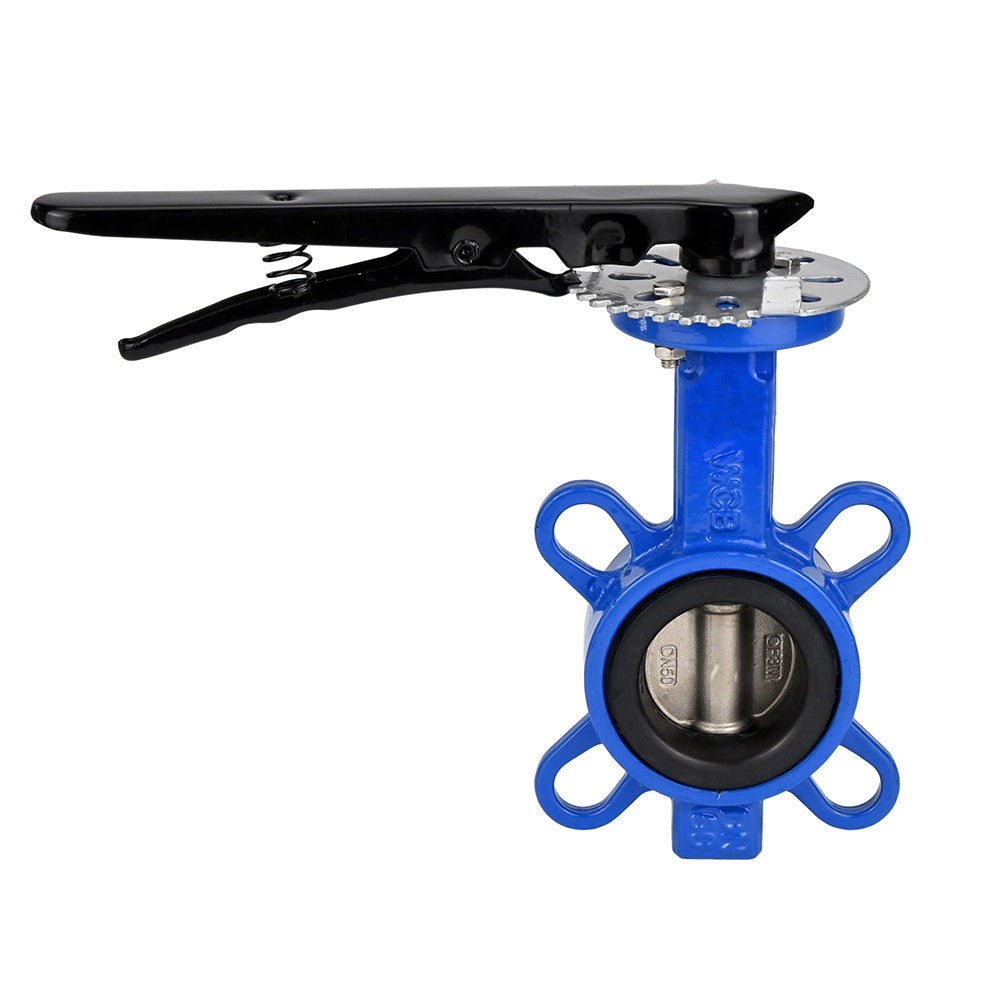 Water Butterfly Valve Elephant WBV3432V-2W-Fb-H PN16, body material - carbon steel WCB, disk material - stainless steel 316L, seal - VITON, handwheel operated