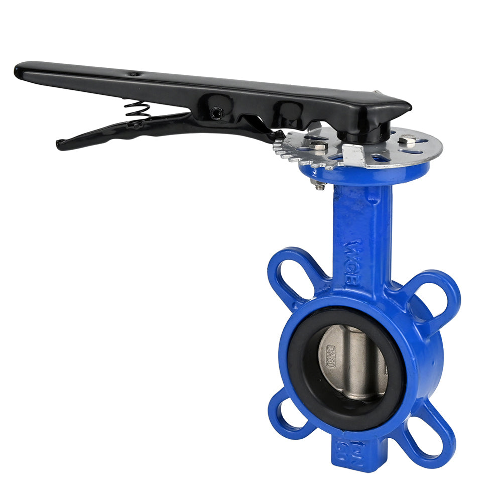 Water Butterfly Valve Elephant WBV3432V-2W-Fb-H PN16, body material - carbon steel WCB, disk material - stainless steel 316L, seal - VITON, handwheel operated